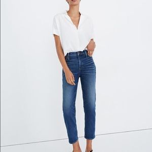 Madewell Mid-Rise Classic Straight Jeans